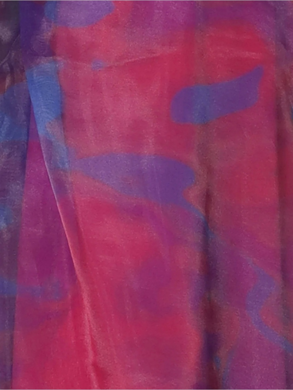 Rene Ruiz Collection One-Shoulder A-Line Organza Purple & Pink Evening Gown - Picture 7 of 12